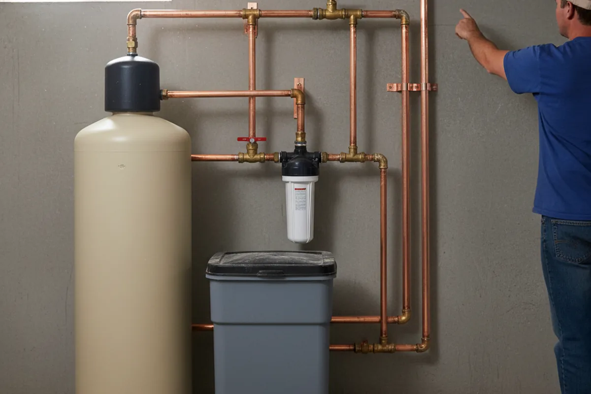 Whole-house water treatment system installed in Bushnell
